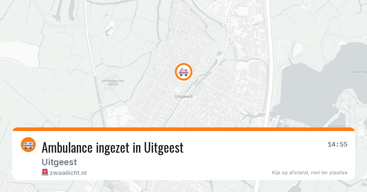 Ambulance ingezet in Uitgeest — 26 jun 2026