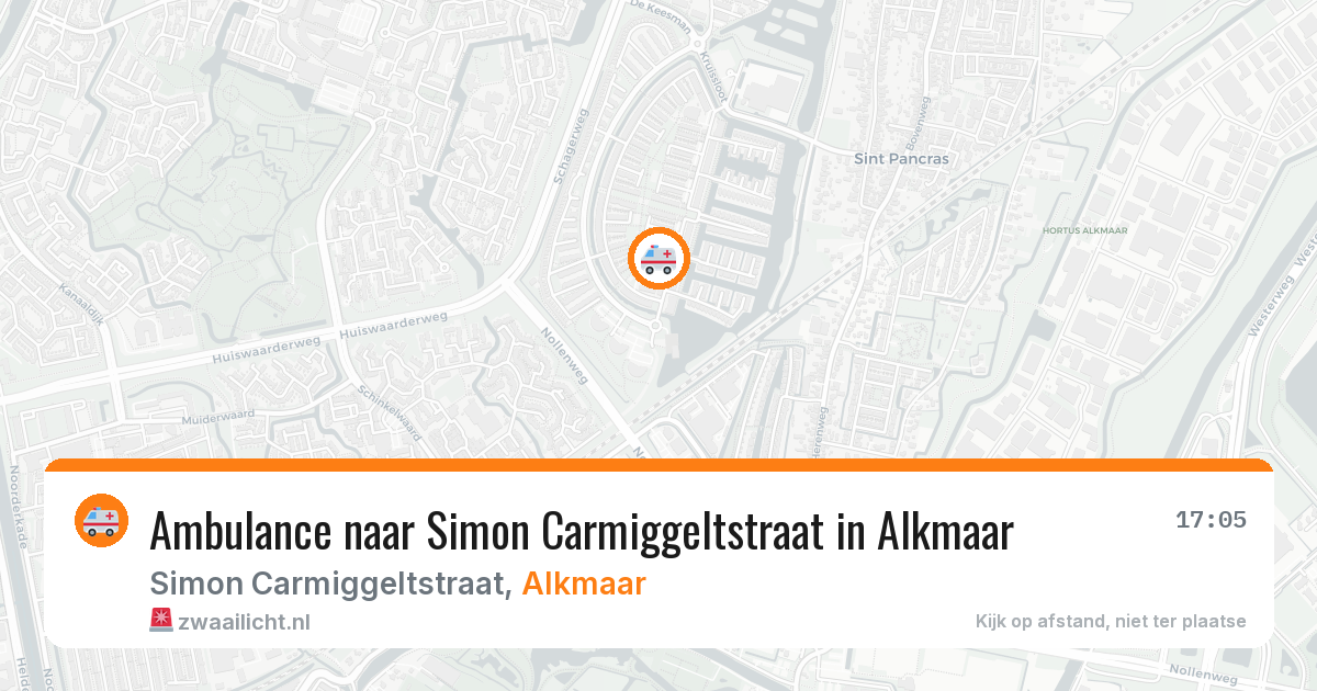 Ambulance naar Simon Carmiggeltstraat in Alkmaar — 30 jun 2026