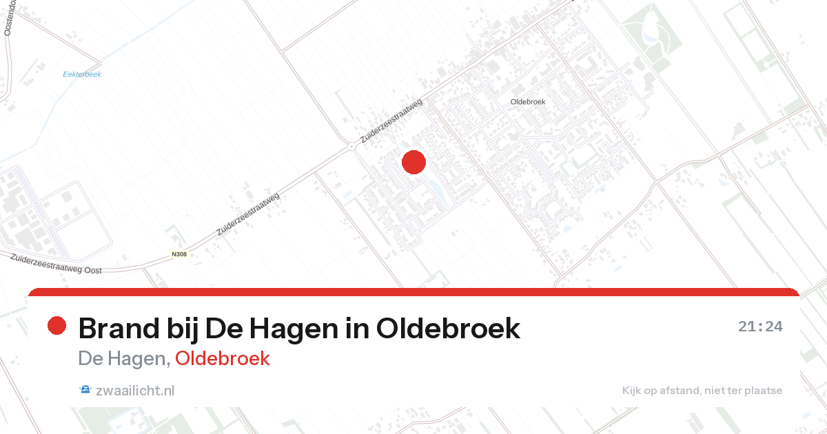 Brand bij De Hagen in Oldebroek — 26 aug 2026