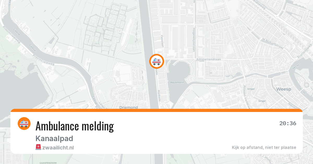 Ambulance melding — 20 feb 2026