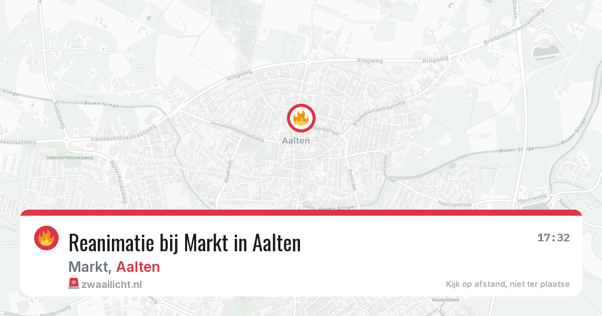 Reanimatie bij Markt in Aalten — 30 mei 2026