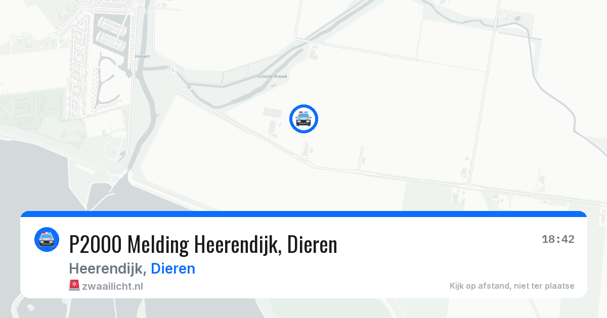 P2000 Melding Heerendijk, Dieren — 3 aug 2026