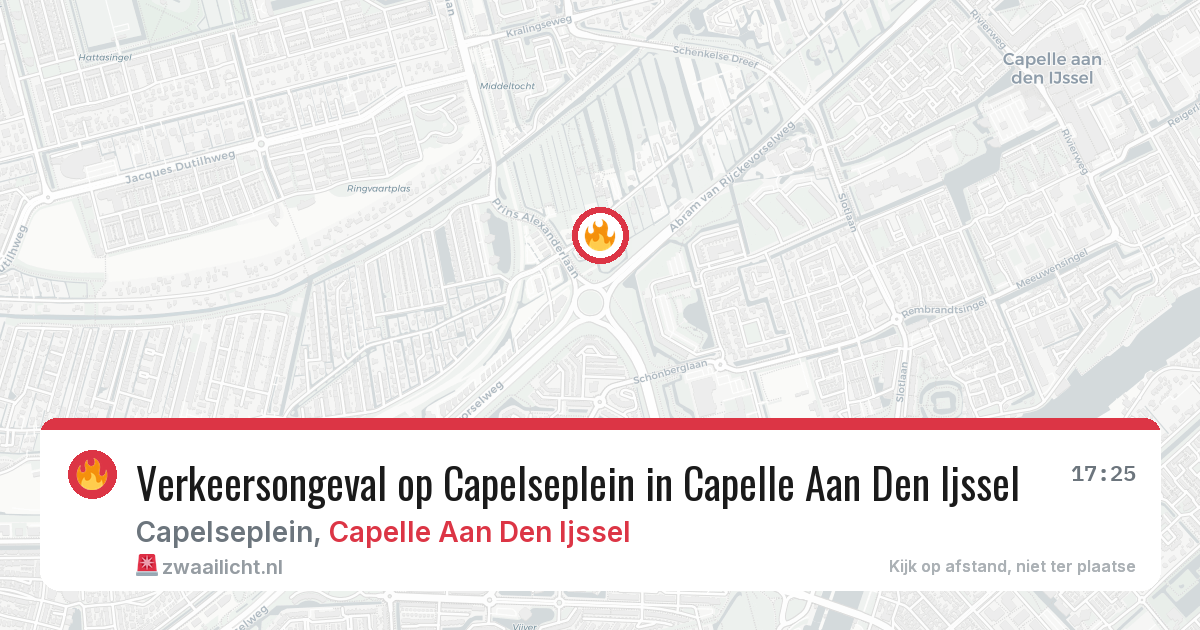 Verkeersongeval op Capelseplein in Capelle Aan Den Ijssel — 31 mei 2026