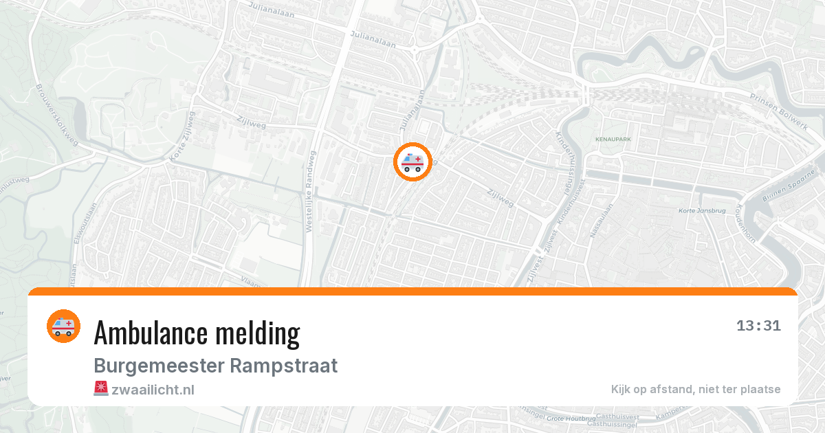 Ambulance melding — 2 jul 2026