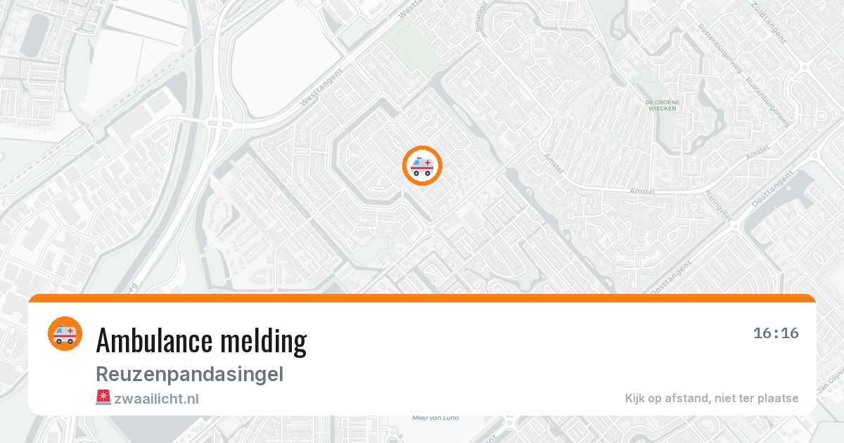 Ambulance melding — 5 mei 2026