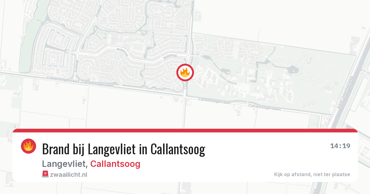 Brand bij Langevliet in Callantsoog — 30 apr 2026