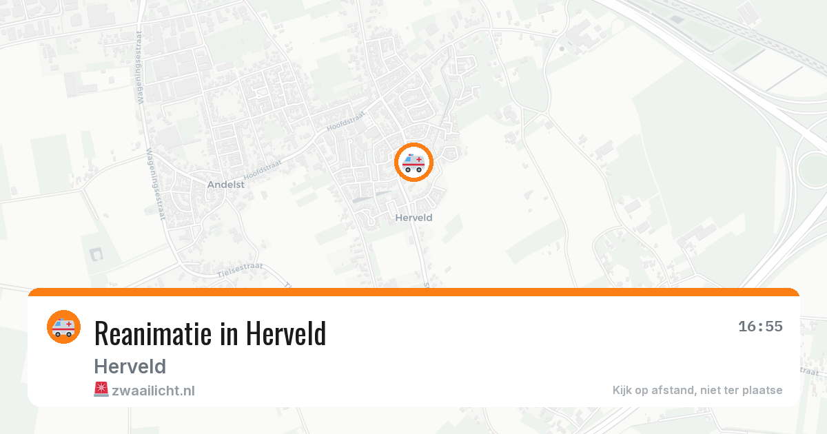 Reanimatie in Herveld — 2 aug 2026
