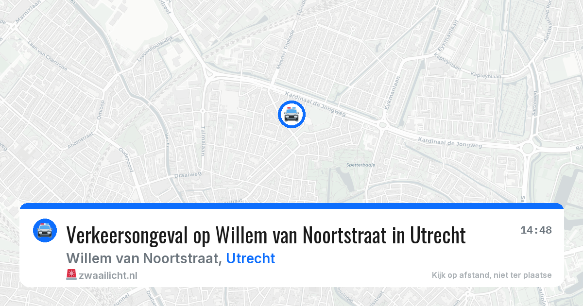 Verkeersongeval op Willem van Noortstraat in Utrecht — 17 mei 2026
