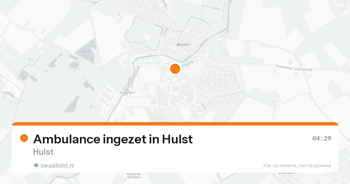 Ambulance ingezet in Hulst — 8 feb 2026