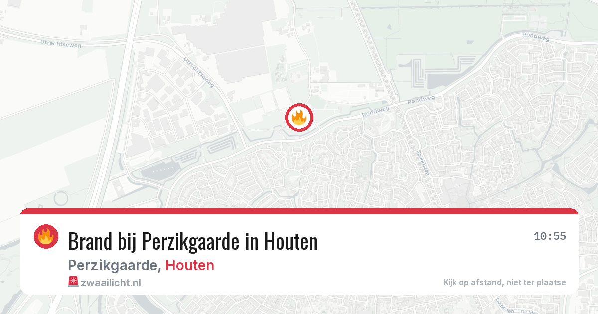 Brand bij Perzikgaarde in Houten — 3 jun 2026