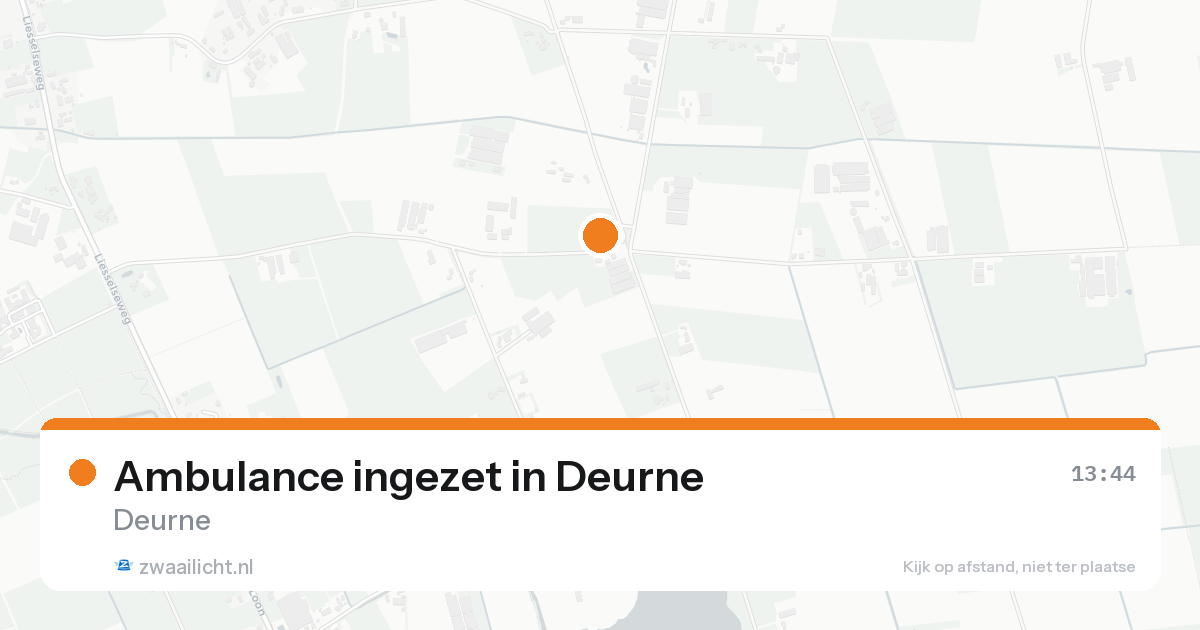 Ambulance ingezet in Deurne — 15 aug 2026