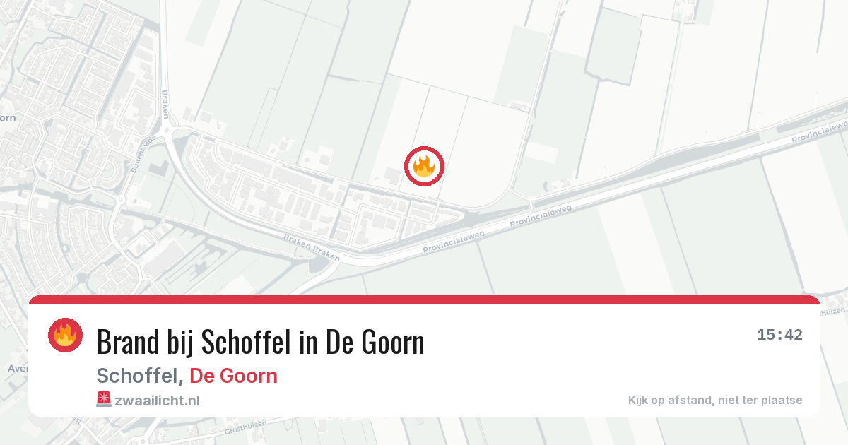 Brand bij Schoffel in De Goorn — 28 jan 2026