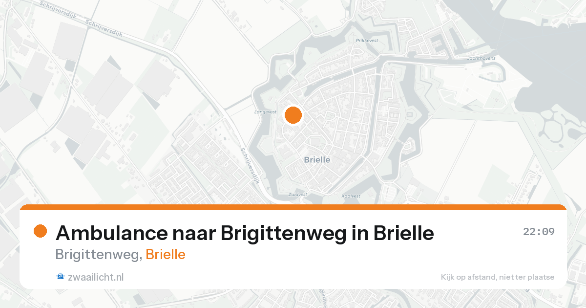 Ambulance naar Brigittenweg in Brielle — 25 aug 2026