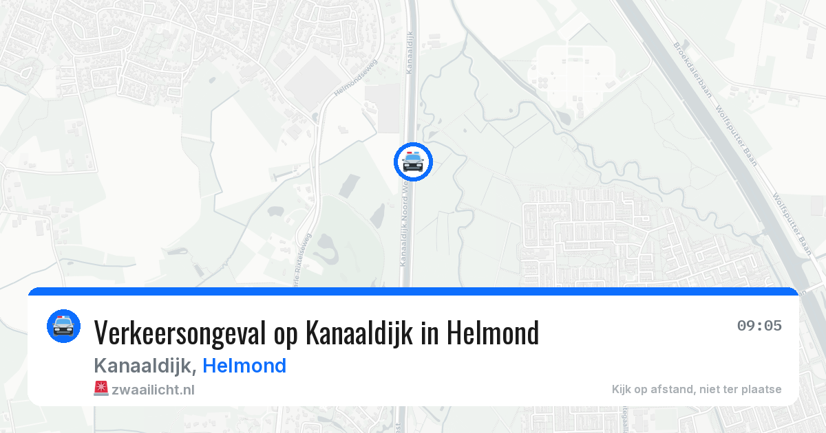 Verkeersongeval op Kanaaldijk in Helmond — 20 jan 2026