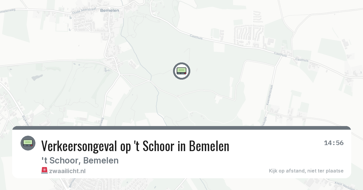 Verkeersongeval op 't Schoor in Bemelen — 23 jul 2026