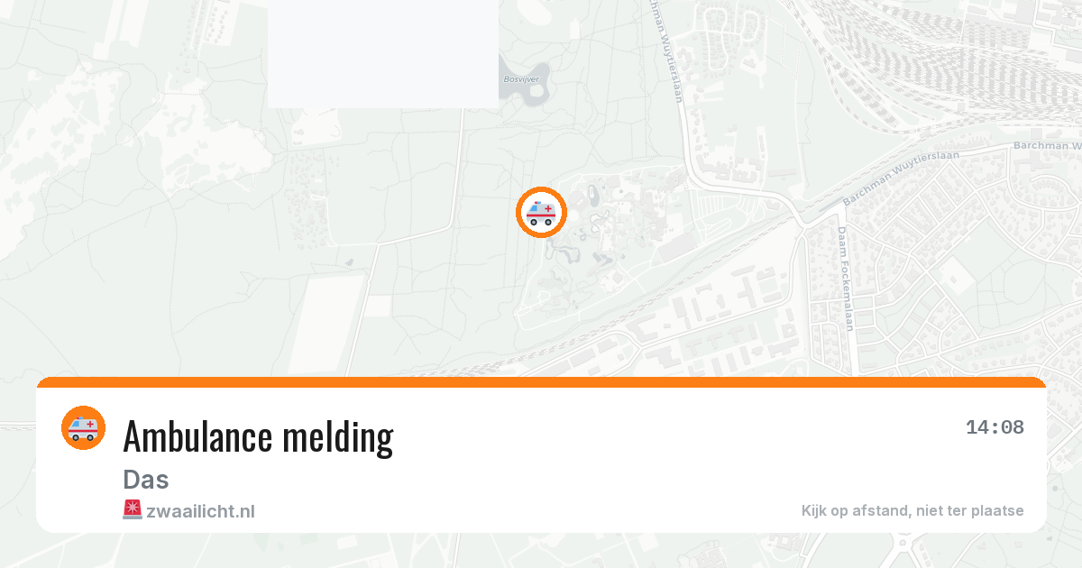 Ambulance melding — 12 apr 2026