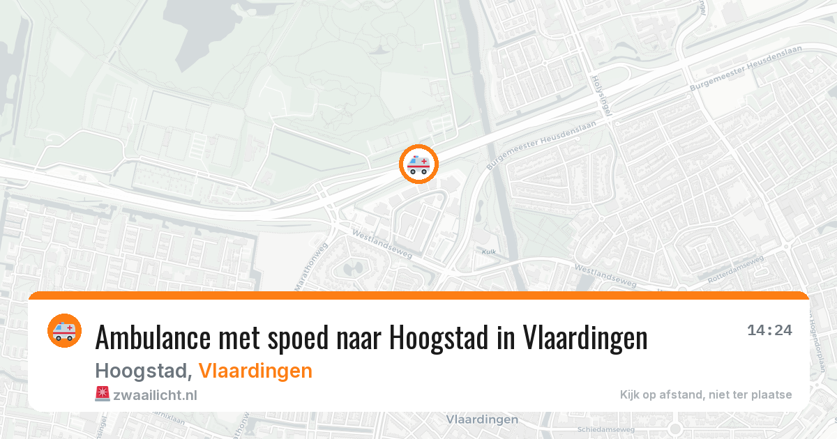 Ambulance met spoed naar Hoogstad in Vlaardingen — 4 mrt 2026