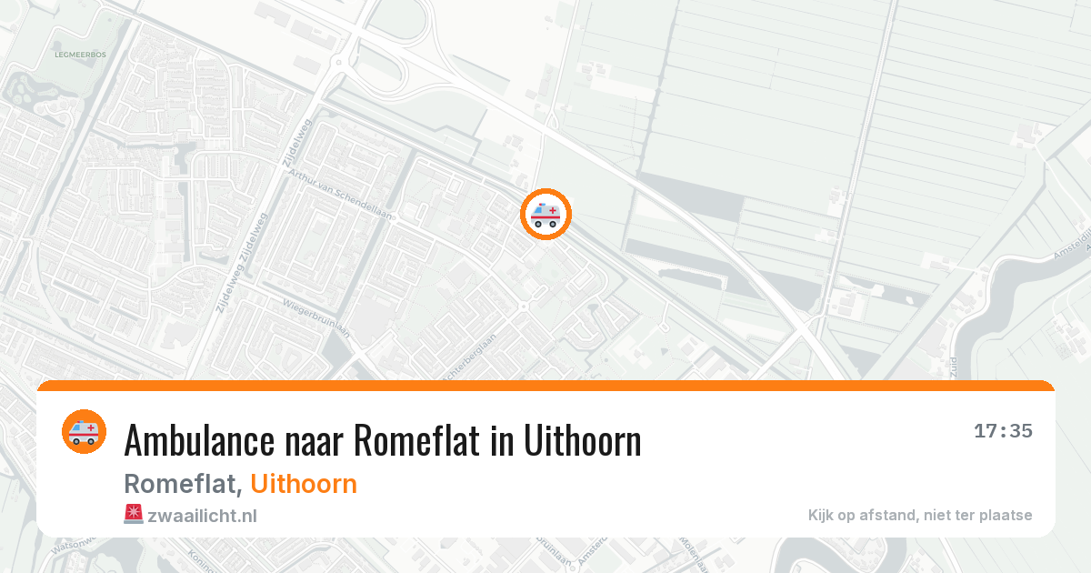 Ambulance naar Romeflat in Uithoorn — 27 mei 2026