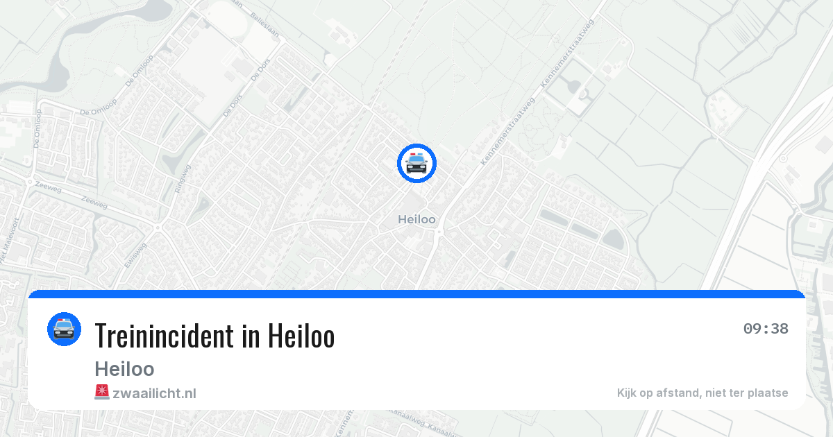 Treinincident in Heiloo — 27 jul 2026