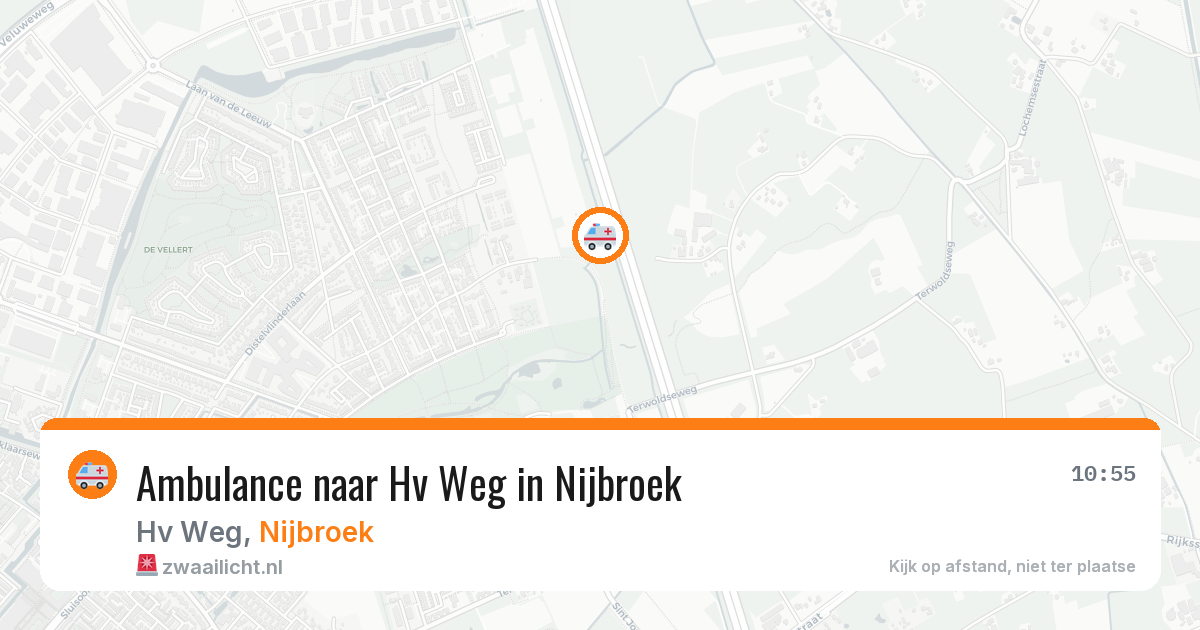 Ambulance naar Hv Weg in Nijbroek — 3 jun 2026