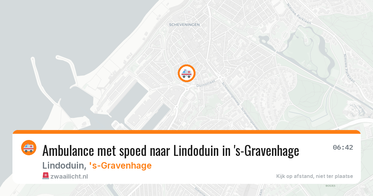 Ambulance met spoed naar Lindoduin in 's-Gravenhage — 5 apr 2026