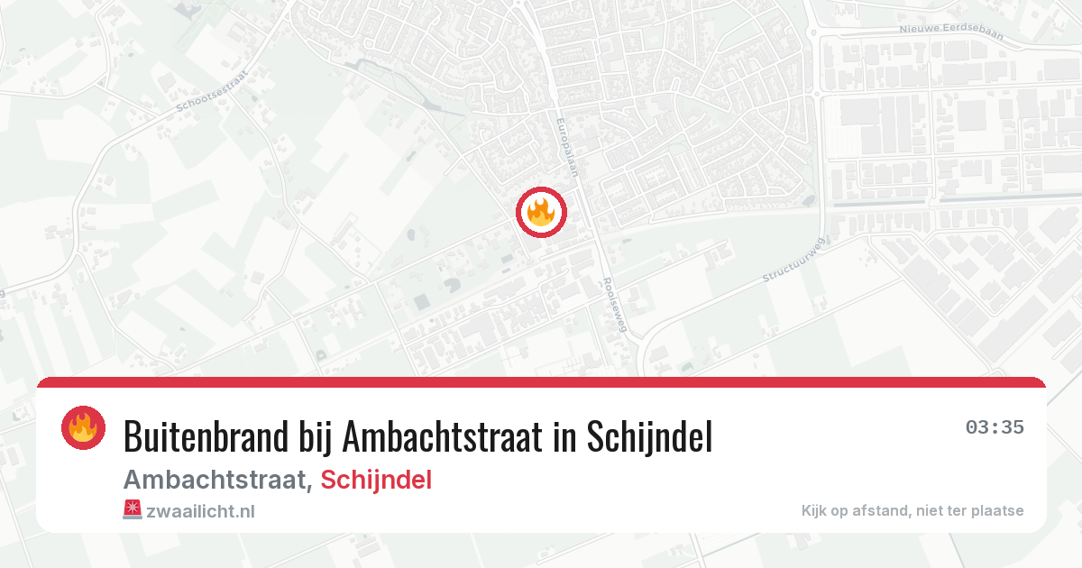 Buitenbrand bij Ambachtstraat in Schijndel — 28 mei 2026