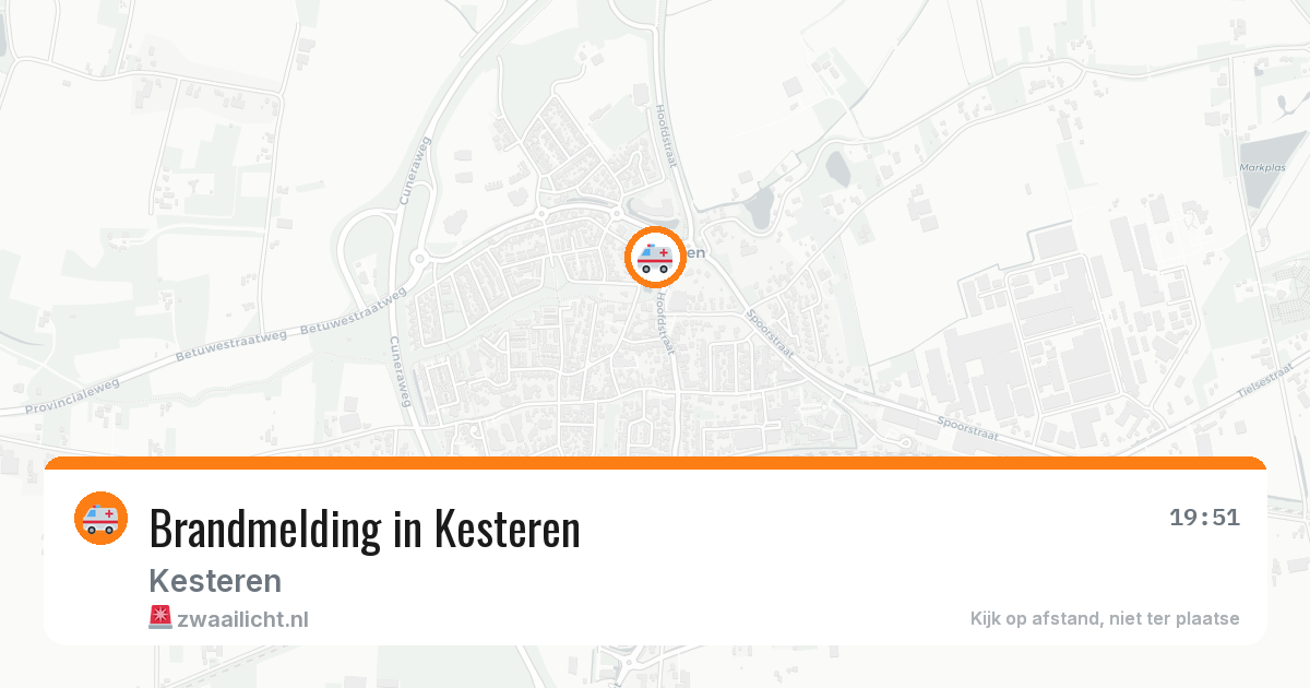 Brandmelding in Kesteren — 11 aug 2026