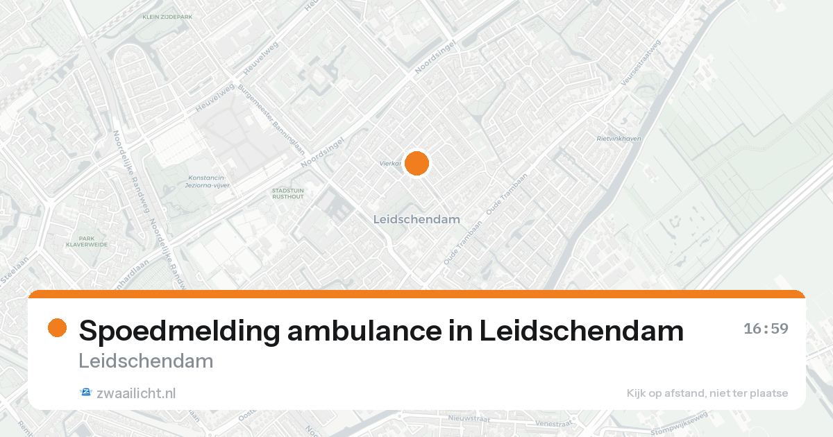 Spoedmelding ambulance in Leidschendam — 23 mei 2026
