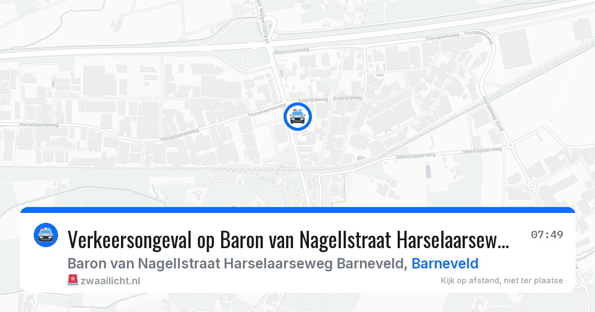 Verkeersongeval op Baron van Nagellstraat Harselaarseweg Barneveld in Barneveld — 17 apr 2026