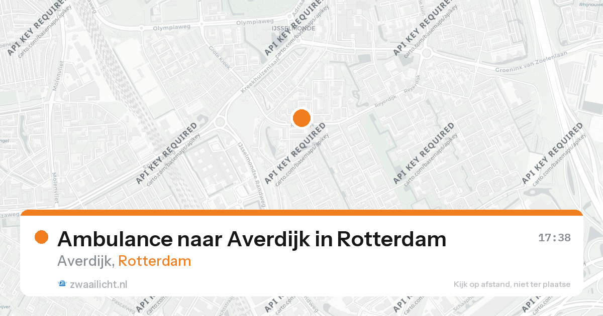 Ambulance naar Averdijk in Rotterdam — 26 aug 2026
