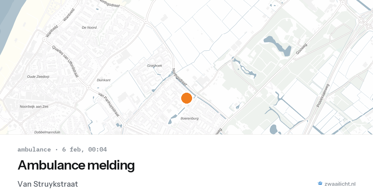 Ambulance melding — 5 feb 2026