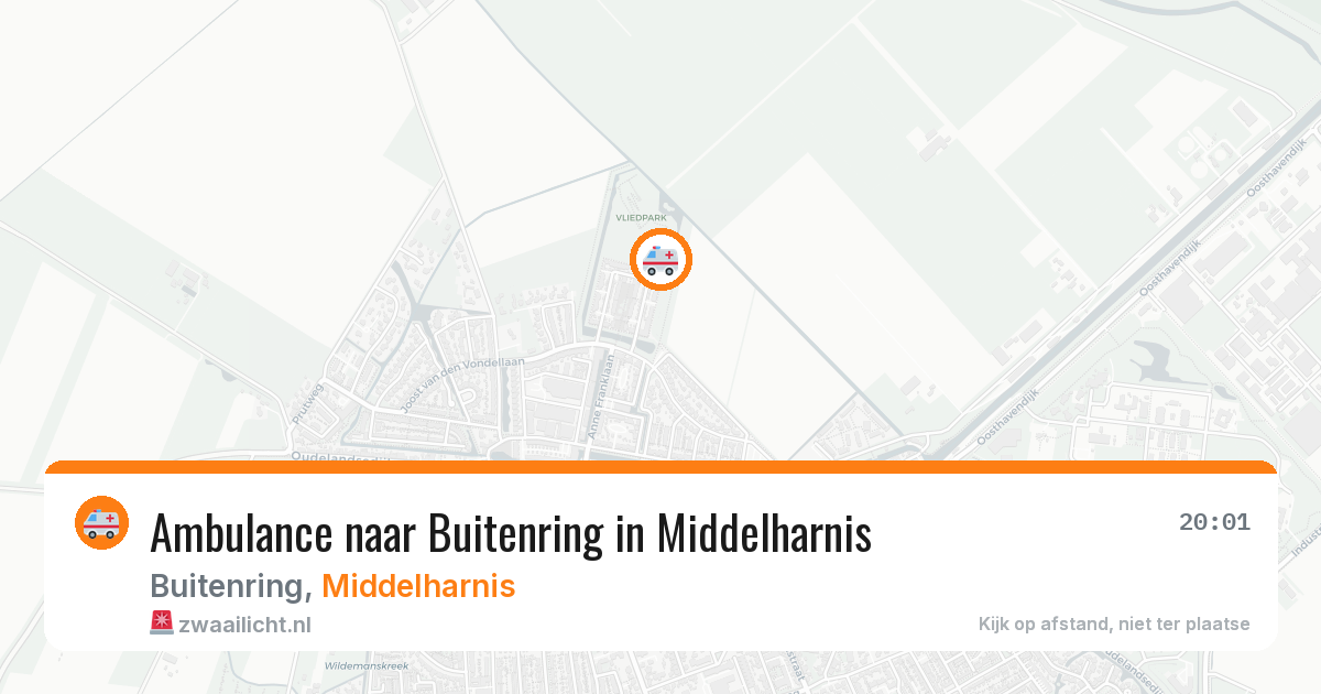 Ambulance naar Buitenring in Middelharnis — 24 jun 2026