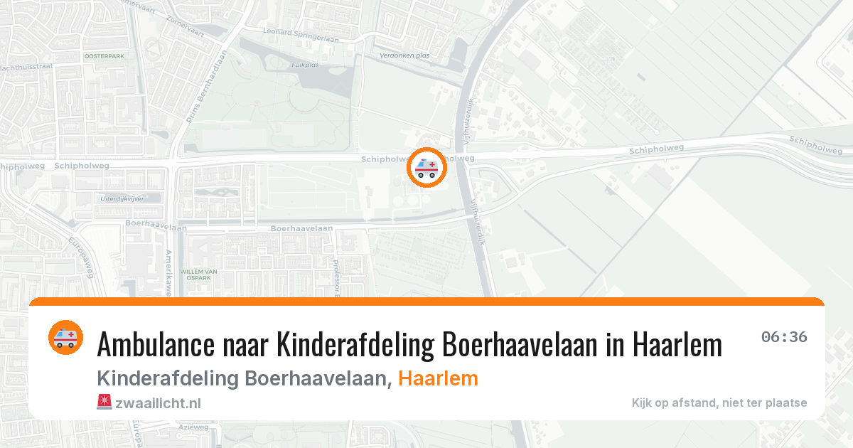 Ambulance naar Kinderafdeling Boerhaavelaan in Haarlem — 30 jan 2026