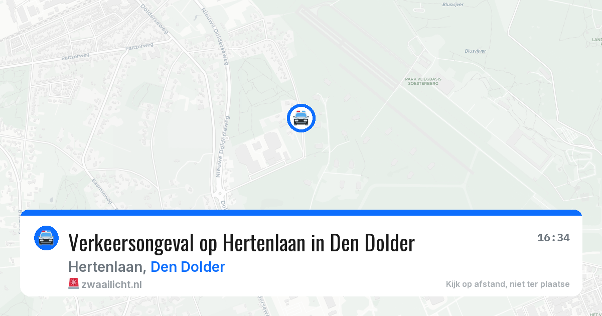 Verkeersongeval op Hertenlaan in Den Dolder — 18 mei 2026