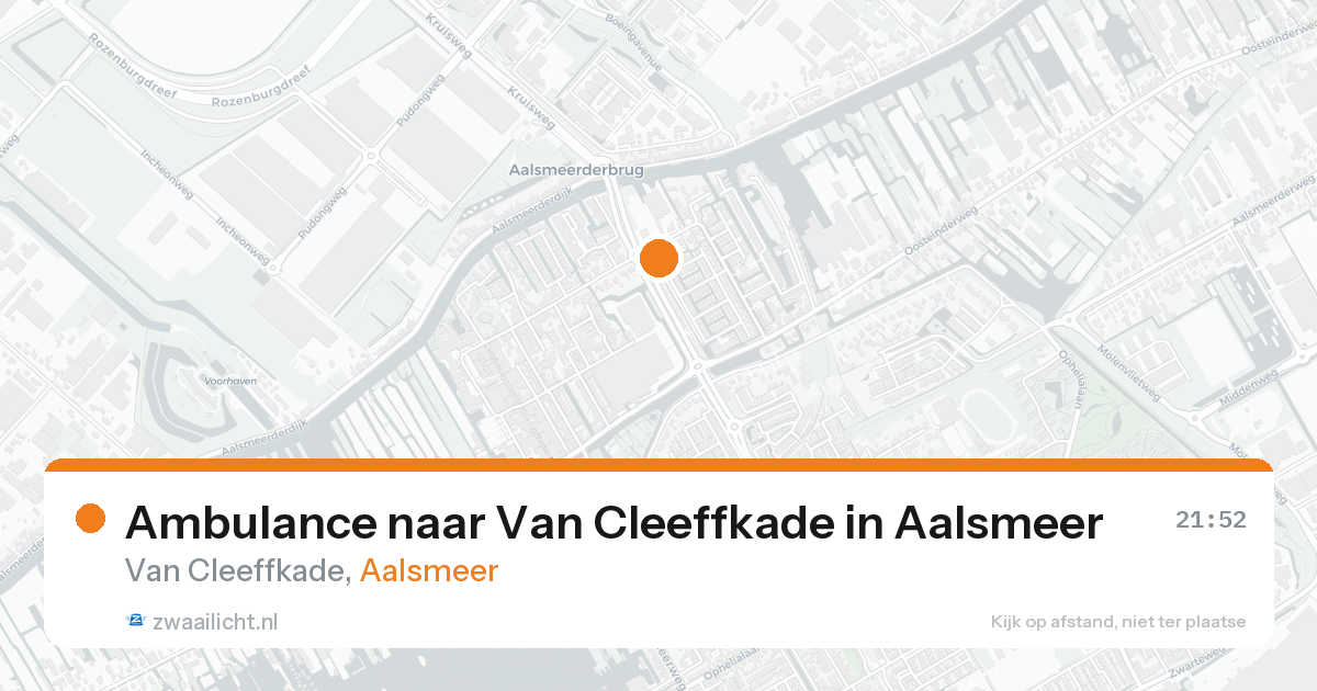 Ambulance naar Van Cleeffkade in Aalsmeer — 7 feb 2026