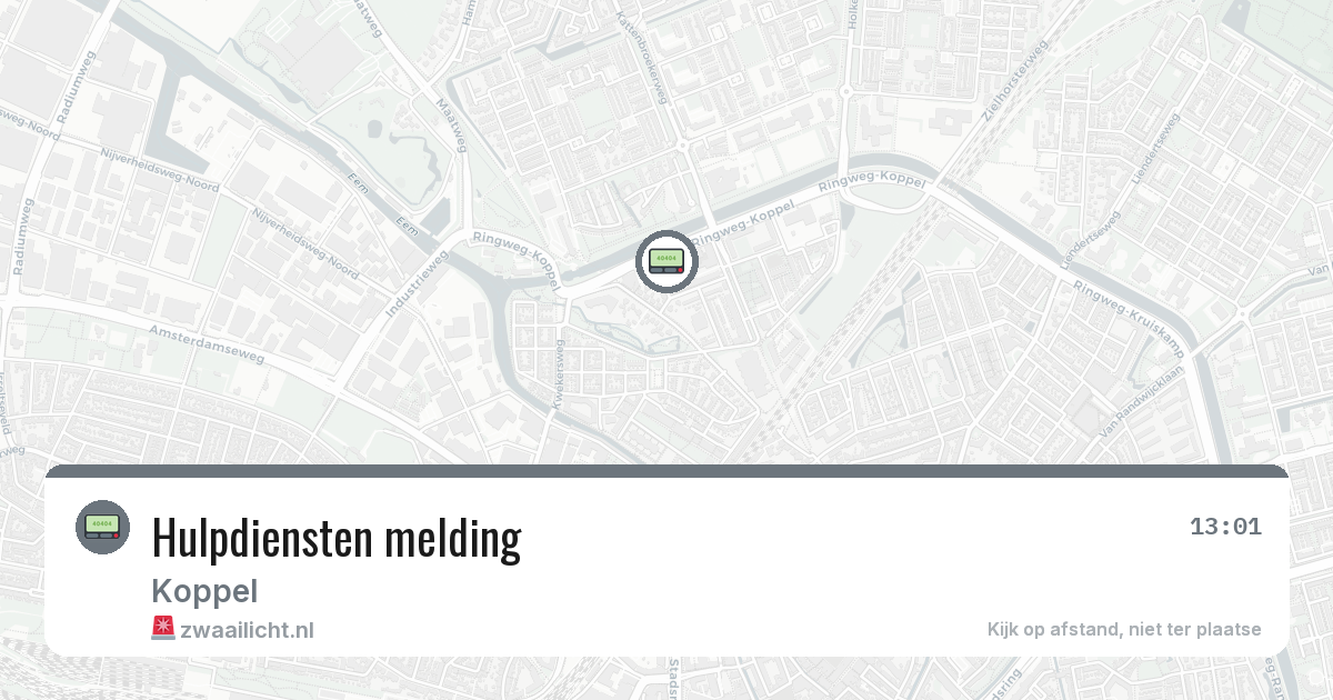 Hulpdiensten melding — 7 feb 2026