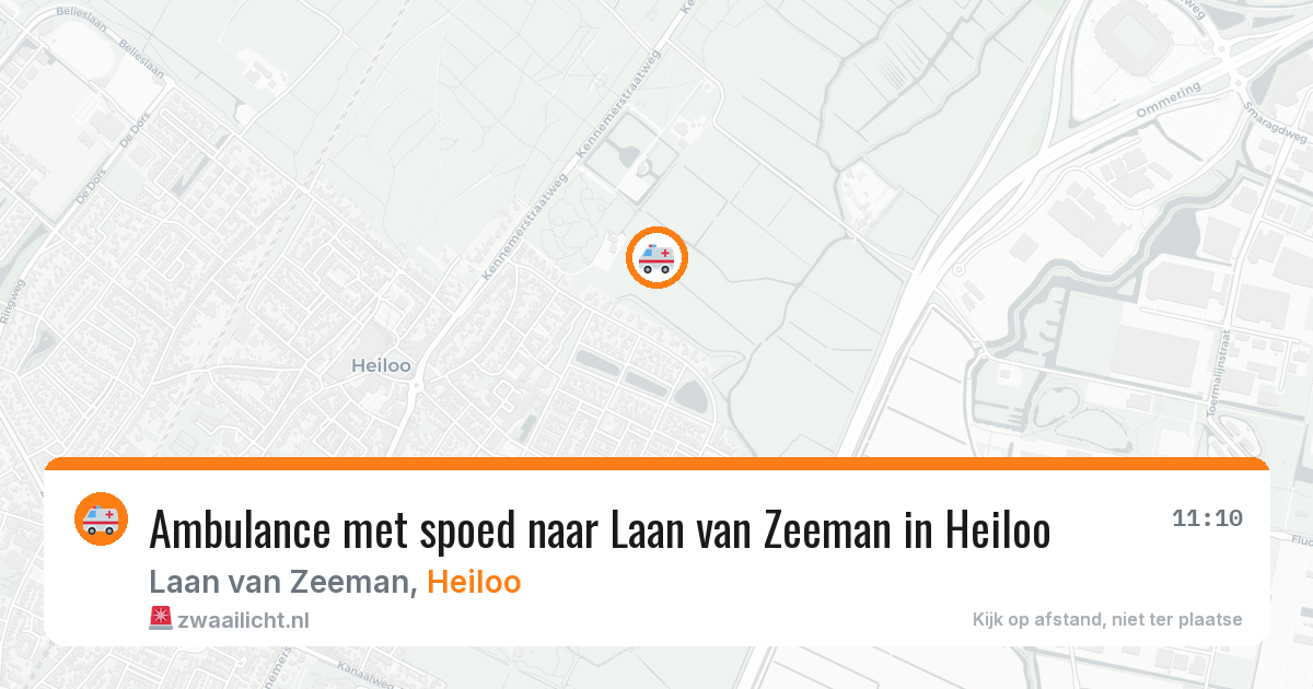 Ambulance met spoed naar Laan van Zeeman in Heiloo — 15 apr 2026