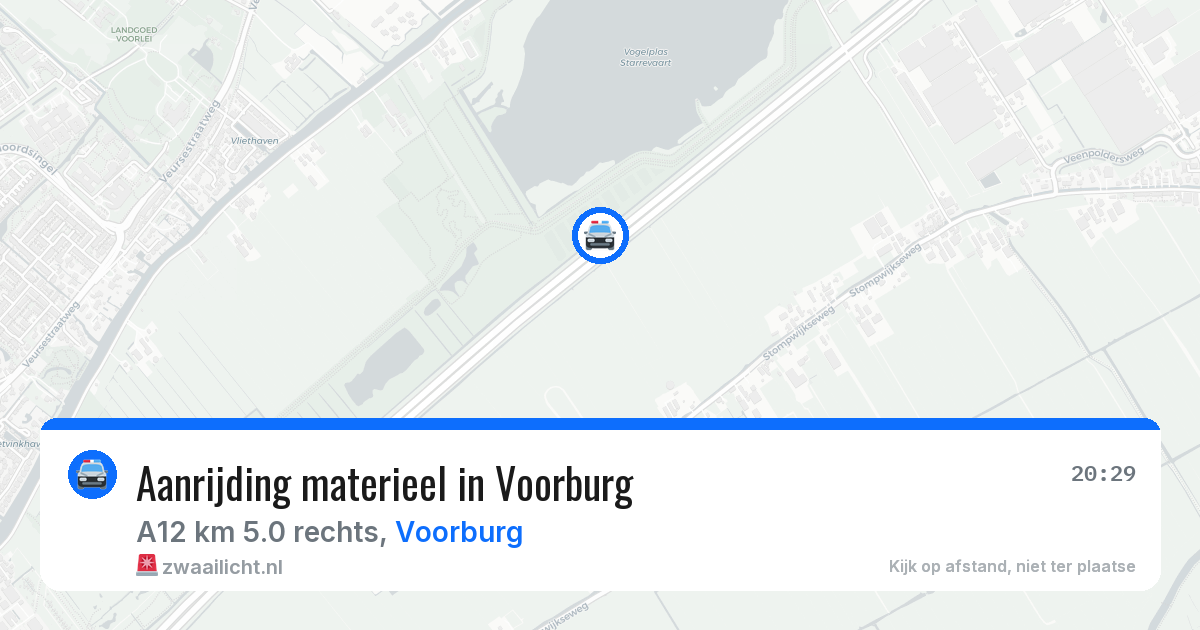 Aanrijding materieel in Voorburg — 14 mrt 2026