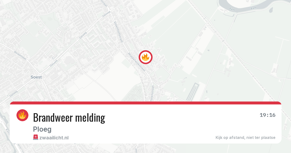 Brandweer melding — 17 mrt 2026