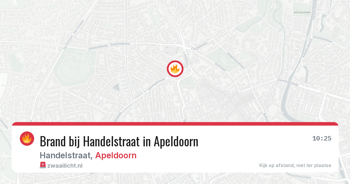 Brand bij Handelstraat in Apeldoorn — 21 jun 2026