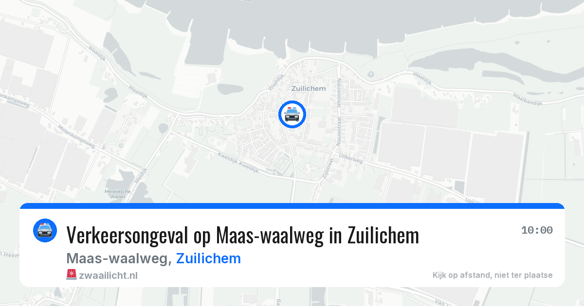 Verkeersongeval op Maas-waalweg in Zuilichem — 11 feb 2026