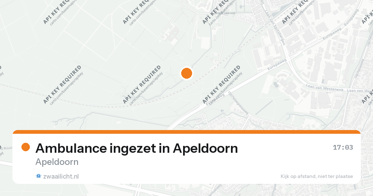 Ambulance ingezet in Apeldoorn — 26 aug 2026