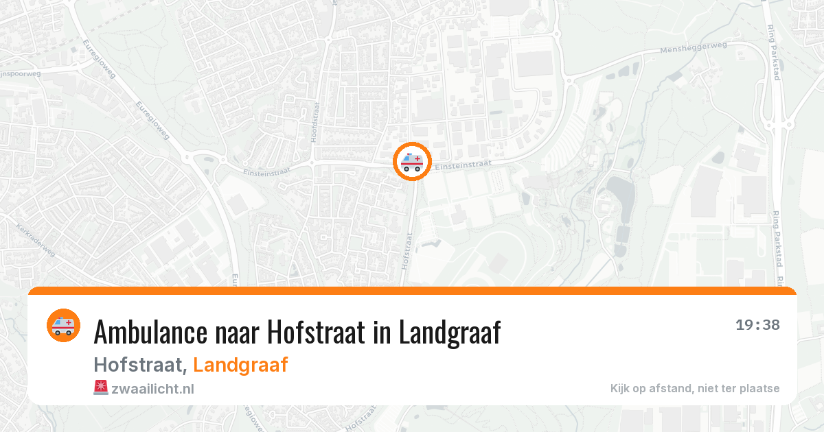 Ambulance naar Hofstraat in Landgraaf — 20 jun 2026