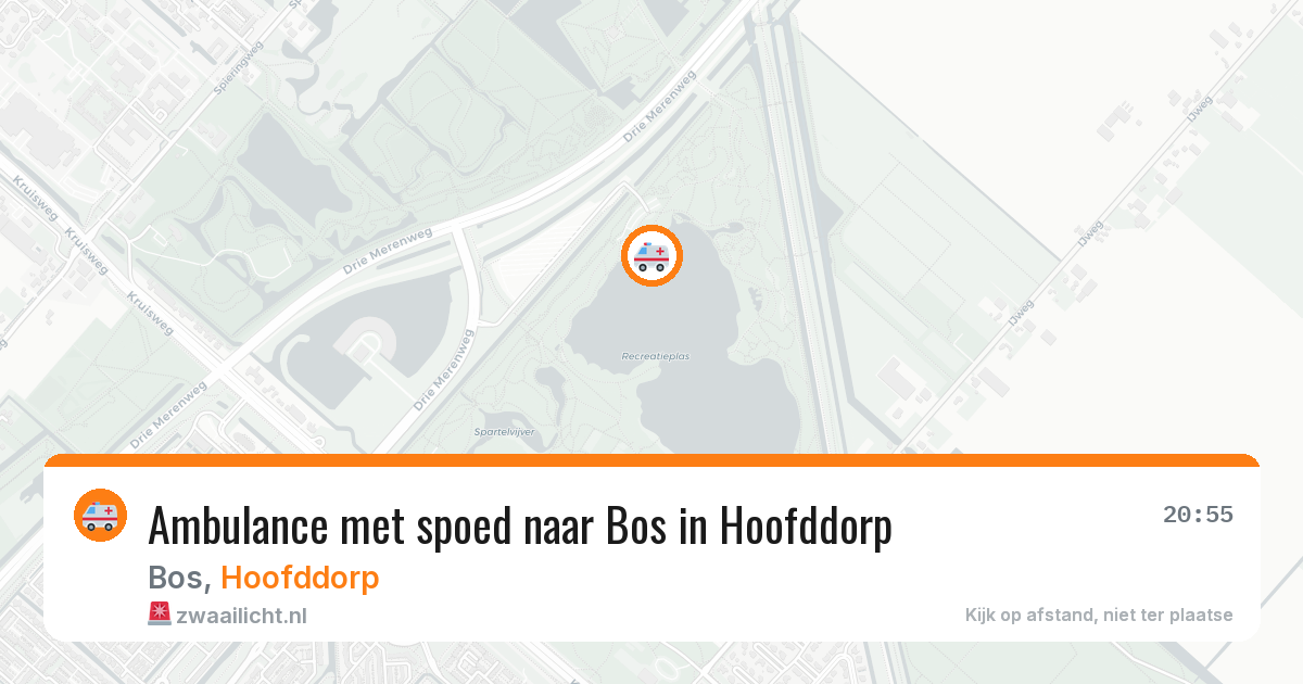Ambulance met spoed naar Bos in Hoofddorp — 21 mrt 2026