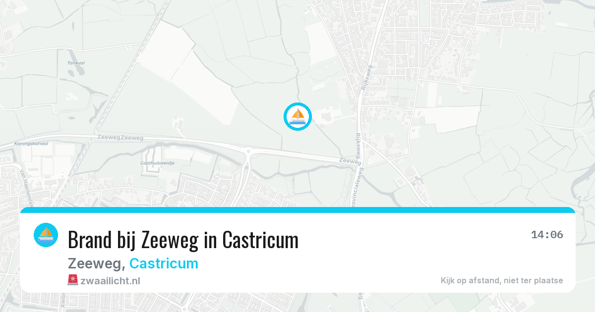 Brand bij Zeeweg in Castricum — 12 jul 2026
