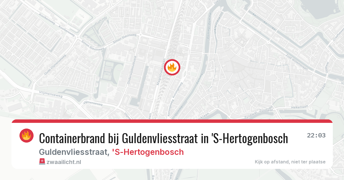 Containerbrand bij Guldenvliesstraat in 'S-Hertogenbosch — 30 mei 2026