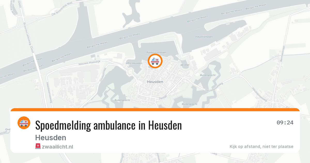 Spoedmelding ambulance in Heusden — 11 apr 2026