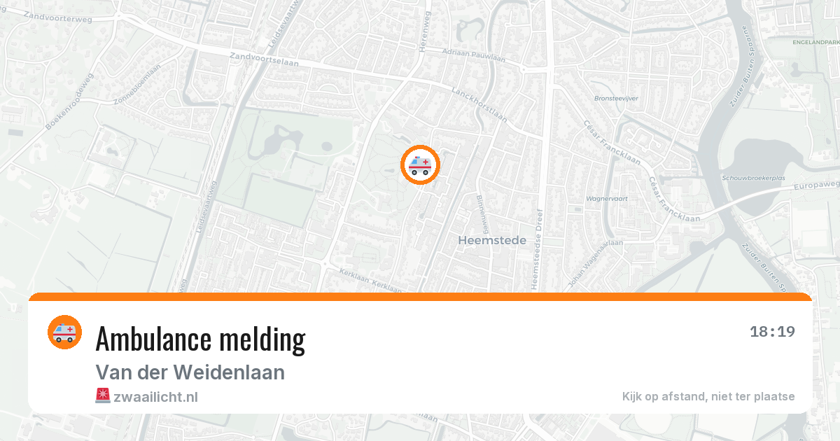 Ambulance melding — 7 jun 2026