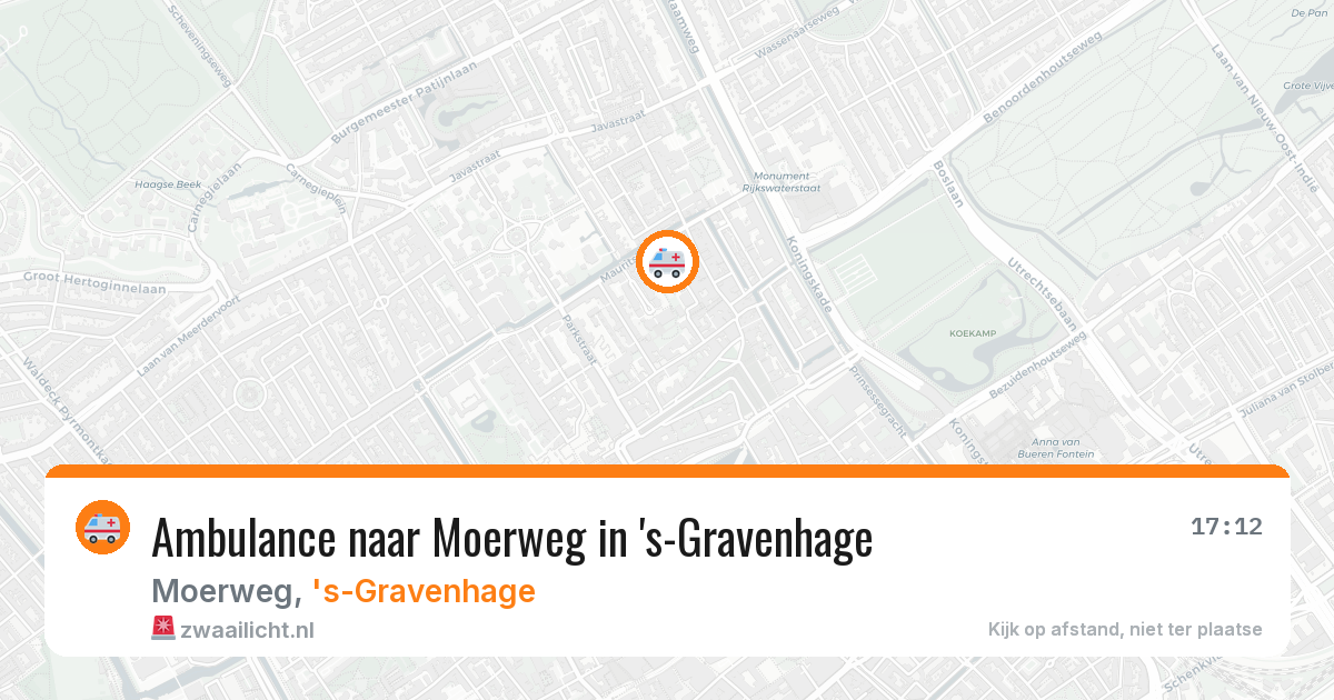 Ambulance naar Moerweg in 's-Gravenhage — 23 feb 2026