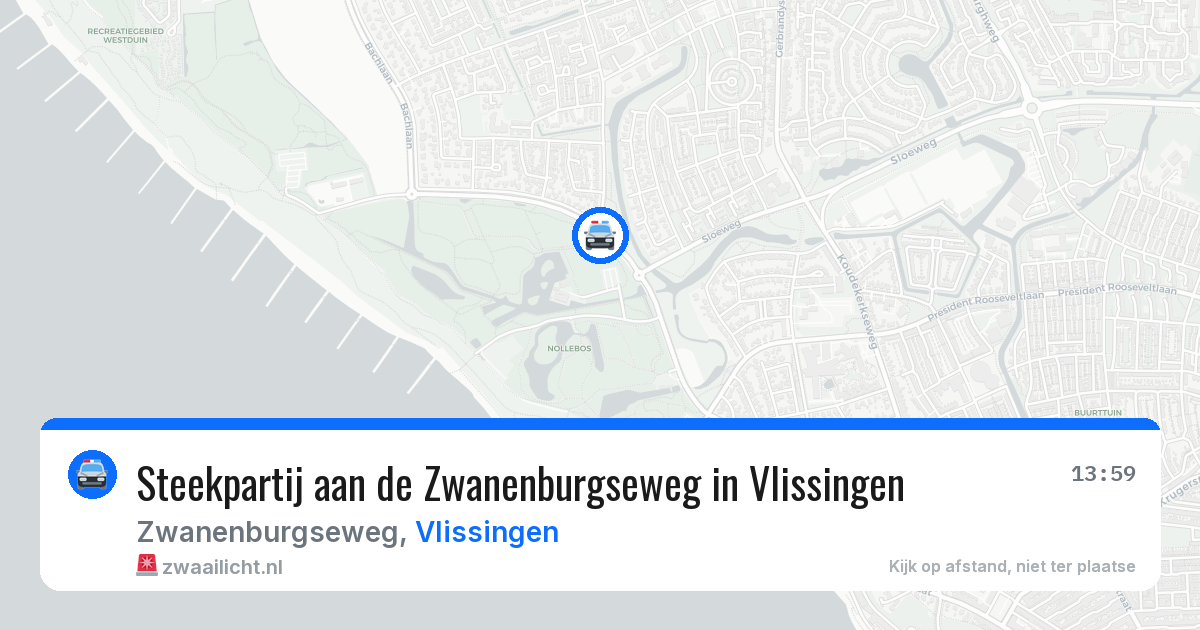 Steekpartij aan de Zwanenburgseweg in Vlissingen — 2 apr 2026